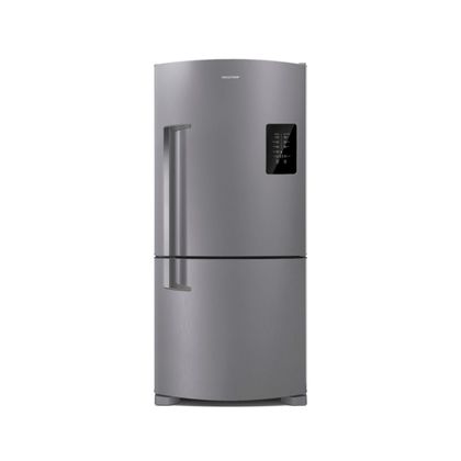 Geladeira Brastemp Frost Free Inverse 588 litros cor Inox com Smart Bar BRE85AK 110V