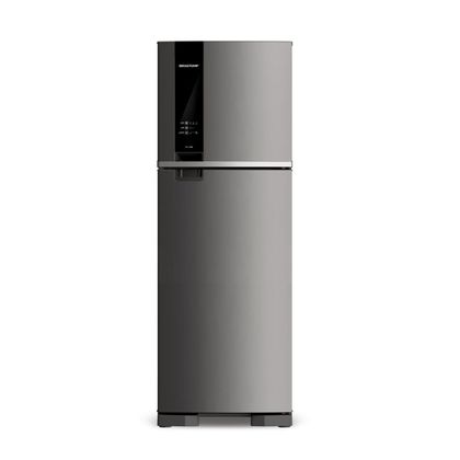 Geladeira Brastemp Frost Free Duplex 375 litros cor Inox com Espaço Adapt - BRM45JK 110V