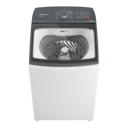 Máquina de Lavar Brastemp 15Kg Branca com Ciclo Tira Manchas Advanced e Smart Sensor - BWF15AB 220V
