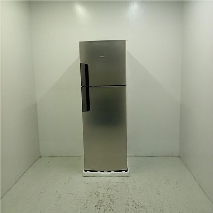 Geladeira Consul Frost Free Duplex 386 litros com Altura Flex cor  Inox  CRM44AKBS1_WEXCELE_JL4141786 220V