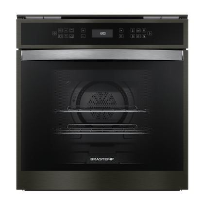 Forno de Embutir Elétrico Brastemp 84L Eclipse Collection com Convecção e Termômetro Meat Control - BOT84AP 220V Forno de Embutir Elétrico Brastemp 84L Eclipse Collection com Convecção e Termômetro Meat Control - BOT84AP 220V