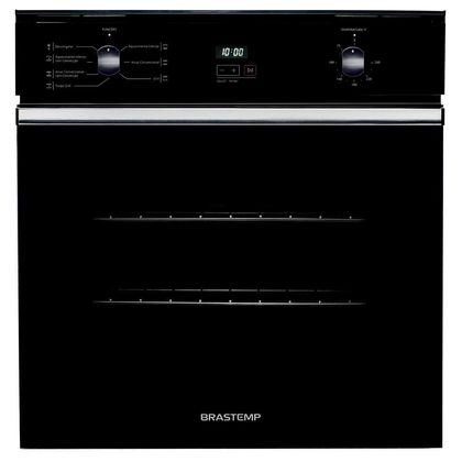 Forno de Embutir Elétrico Brastemp 84 Litros Preto com Convecção e Timer Touch - BOC84AE 220V Forno de Embutir Elétrico Brastemp 84 Litros Preto com Convecção e Timer Touch - BOC84AE 220V