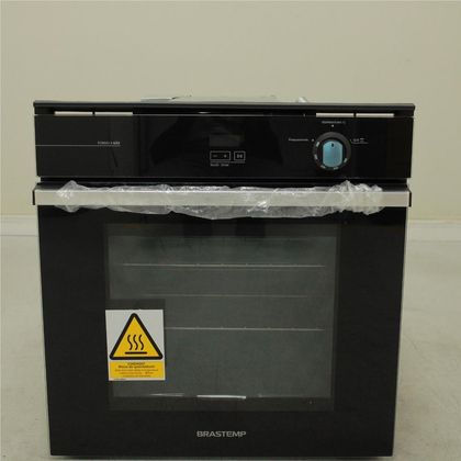 Forno de Embutir a gás Brastemp 78 litros Preto com Grill e Timer Touch - BOA84AERS1_WEXCELE_CF4891187 220V