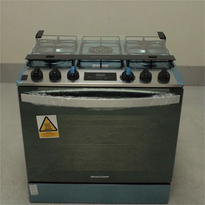 Fogão Brastemp 5 Bocas De Embutir Cor Inox Com Turbo Chama E Touch Timer - BYS5PCRUS1_WEXCELE_CD5378411 BIVOLT
