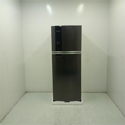 Geladeira Brastemp Eclipse Collection Frost Free Duplex A+++ 461 litros cor Black Inox - BRM56FEBS3_WBOM_JD5092506 220V