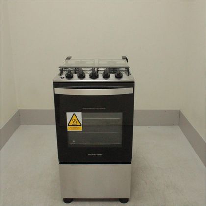Fogão Brastemp 4 Bocas Inox com Duas Prateleiras com Alturas Ajustáveis   - BFO4NBRUS2_WOTIMO_CE5524651 BIVOLT