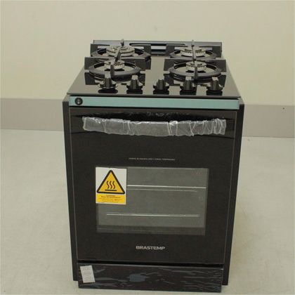 Fogão Brastemp 4 Bocas de embutir Preto com mesa de vidro e dupla chama - BYO4XAEUS3_WBOM_CE5478379 BIVOLT