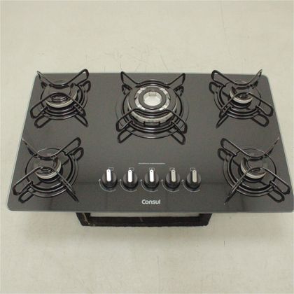 Cooktop 5 bocas Consul com quadrichama e acendimento automático - CDD75AEUS1_WEXCELE_CE5570064 BIVOLT