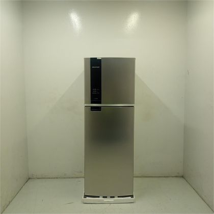 Geladeira Brastemp Frost Free Duplex 375 litros cor Inox com Espaço Adapt - BRM45JKBS2_WOTIMO_JE5596919 220V