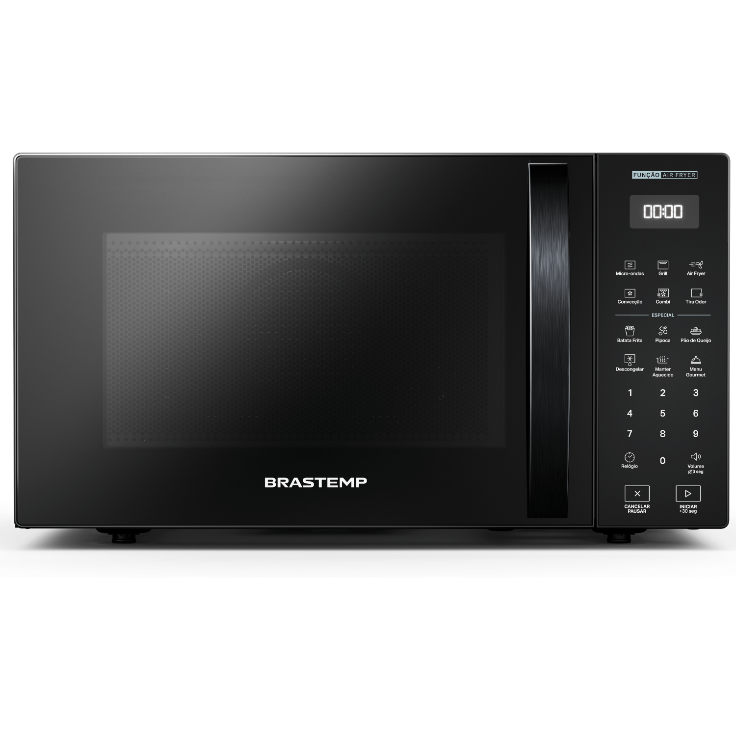 Micro-Ondas Brastemp Com Tecnologia Air Fryer Preto 29 Litros Outlet - Bmc29ae_Out 220V