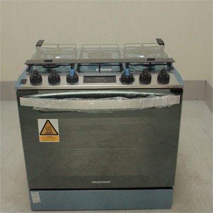Fogão Brastemp 5 Bocas De Embutir Cor Inox Com Turbo Chama E Touch Timer - BYS5PCRUS2_WOTIMO_CE5628453 BIVOLT