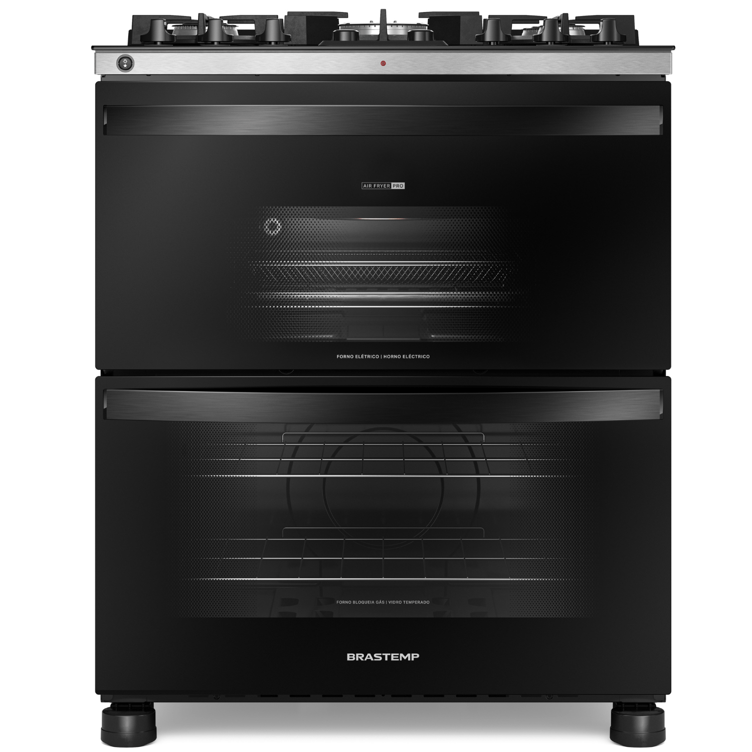 Fogão Duplo Forno Brastemp Com Tecnologia Air Fryer Pro - Bfd5lae 220V
