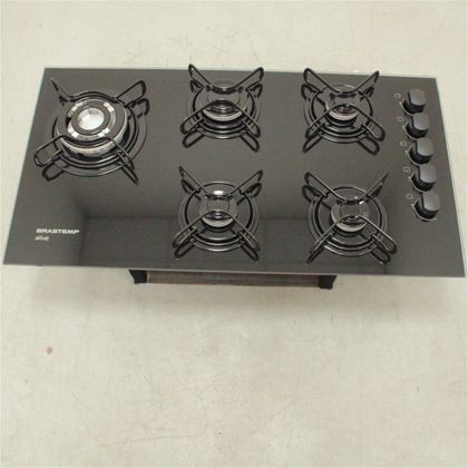 Cooktop 5 bocas Brastemp com quadrichama e acendimento automático - BDD85AEUS1_WEXCELE_CF5534734 BIVOLT