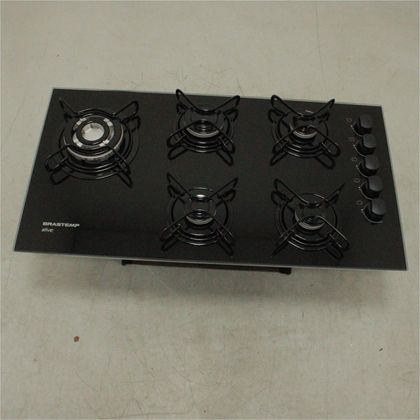 Cooktop 5 bocas Brastemp com quadrichama e acendimento automático - BDD85AEUS1_WEXCELE_CF5534526 BIVOLT