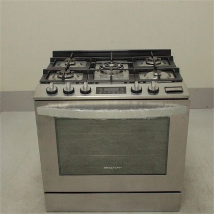 Fogão Brastemp 5 Bocas De Embutir Cor Inox Forno Elétrico Com Convecção E Meat Control - BYS5CCRRS3_WBOM_CF5837578 220V