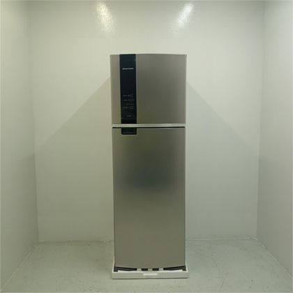 Geladeira Brastemp Frost Free Duplex 400 litros cor Inox com Freeze Control - BRM54JKBS2_WOTIMO_JF5024495 220V