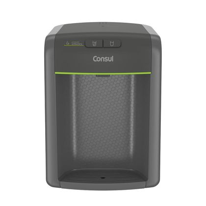Purificador de Água Consul Cinza Refrigerado, com Proteção Antibactérias - CPB34AF Bivolt