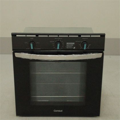 Forno de embutir elétrico Consul 84L preto com Timer Autodesligamento e Grill - COB84BEAS1_WEXCELE_CF5090879 110V