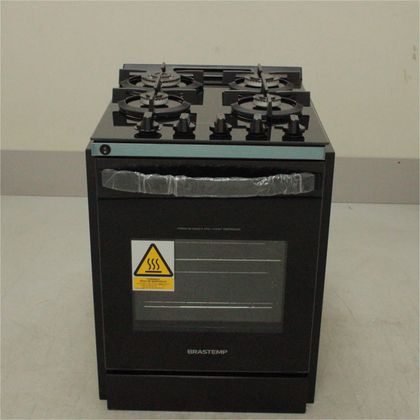 Fogão Brastemp 4 Bocas de embutir Preto com mesa de vidro e dupla chama  - BYO4XAEUS1_WEXCELE_CG5210246 BIVOLT