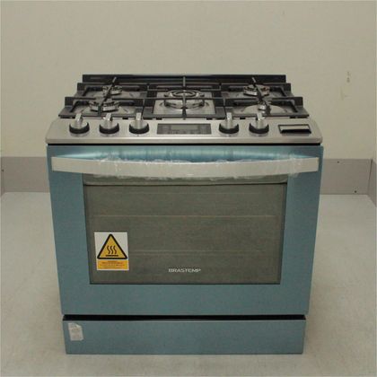 Fogão Brastemp 5 Bocas De Embutir Cor Inox Forno Elétrico Com Convecção E Meat Control - BYS5CCRRS1_WEXCELE_CG5214523 220V