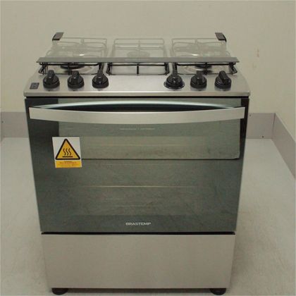 Fogão Brastemp 5 Bocas Cor Inox Com Botões Removíveis E Exclusivo Aro Protetor - BFS5NCRUS3_WBOM_CG5235959 BIVOLT
