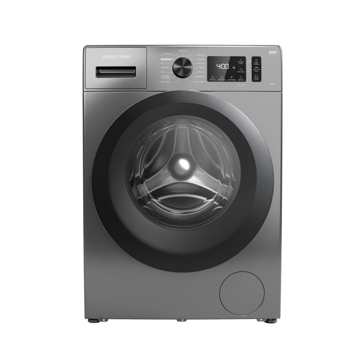 Lavadora Brastemp 10Kg Titanium com Smart Sensor, Tira Manchas Pro e Motor Inverter - BNF10AS