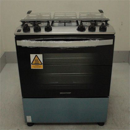 Fogão Brastemp 5 Bocas Cor Inox Com Turbo Chama - BFS5GDRNS2_WOTIMO_CG5525783 110V