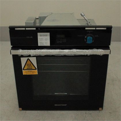 Forno de Embutir a Gás Brastemp 78 Litros Preto com Grill e Timer Touch - BOA84AERS1_WEXCELE_CG5542295 220V