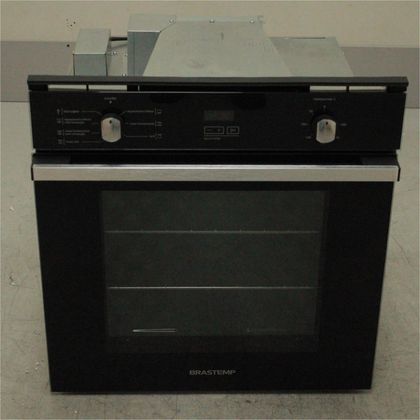 Forno de Embutir Elétrico Brastemp 84 litros Preto com Convecção e Timer Touch - BOC84AEBS1_WEXCELE_CG5618347 220V