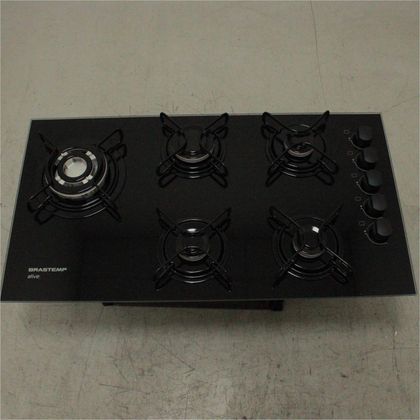 Cooktop 5 bocas Brastemp com quadrichama e acendimento automático - BDD85AEUS1_WEXCELE_CG5822100 BIVOLT