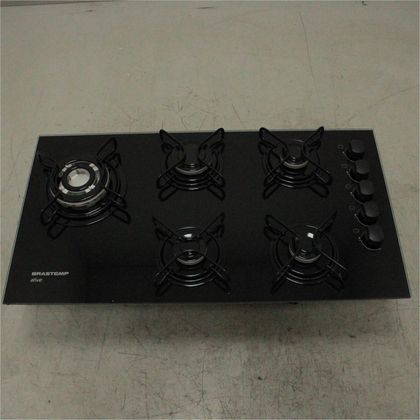 Cooktop 5 bocas Brastemp com quadrichama e acendimento automático - BDD85AEUS2_WOTIMO_CG5833030 BIVOLT