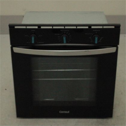 Forno de embutir elétrico Consul 84L preto com Timer Autodesligamento e Grill - COB84BEBS1_WEXCELE_CH5758400 220V