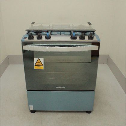 Fogão Brastemp 5 Bocas Cor Inox Com Botões Removíveis E Exclusivo Aro Protetor - BFS5NCRUS1_WEXCELE_CH5094062 BIVOLT