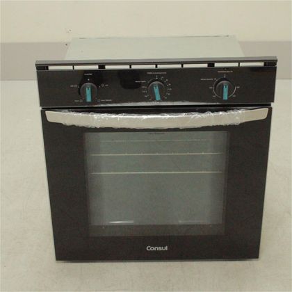 Forno de embutir elétrico Consul 84L preto com Timer Autodesligamento e Grill - COB84BEAS1_WEXCELE_CI5129842 110V