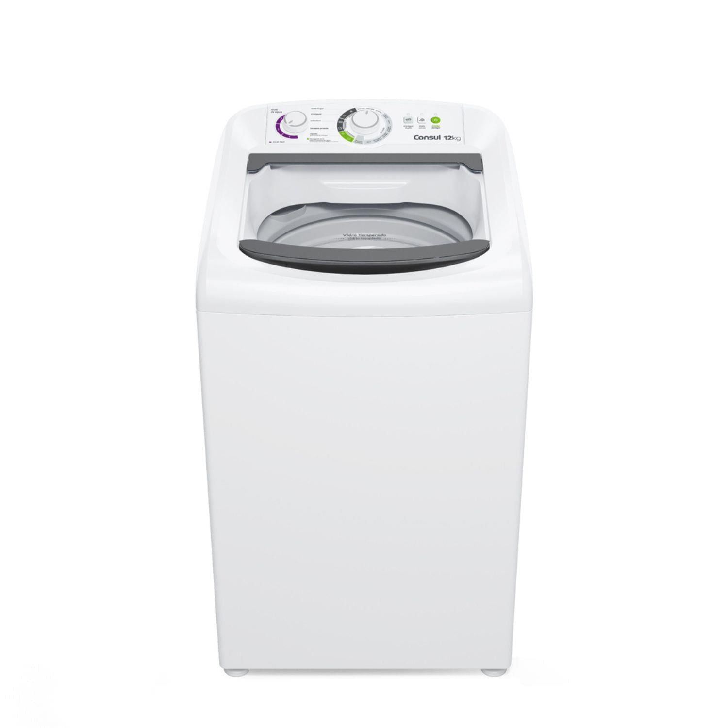 Máquina de Lavar Consul 12Kg Branca com Dosagem Econômica e Ciclo Edredom - CWH12BB