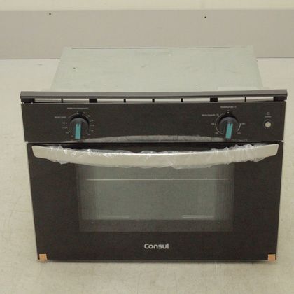 Forno de Embutir Elétrico 47 litros Consul Preto com Timer e Função Gratinar - COB47BEAS2_WOTIMO_CI5334416 110V