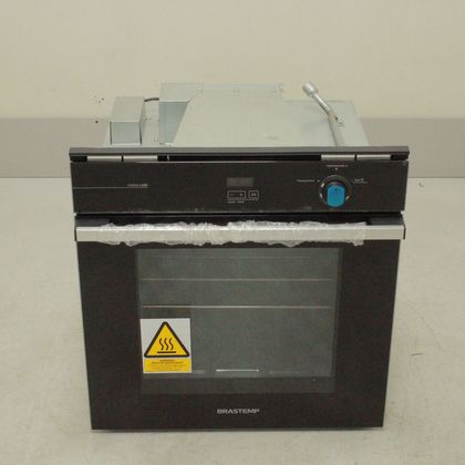 Forno de Embutir a Gás Brastemp 78 Litros Preto com Grill e Timer Touch - BOA84AERS1_WEXCELE_CI5400359 220V