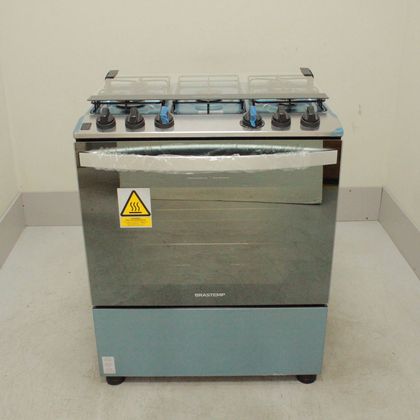 Fogão Brastemp 5 Bocas Cor Inox Com Botões Removíveis E Exclusivo Aro Protetor - BFS5NCRUS1_WEXCELE_CI5448862 BIVOLT