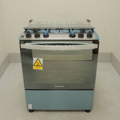 Fogão Brastemp 5 Bocas Cor Inox Com Botões Removíveis E Exclusivo Aro Protetor - BFS5NCRUS1_WEXCELE_CI5348418 BIVOLT