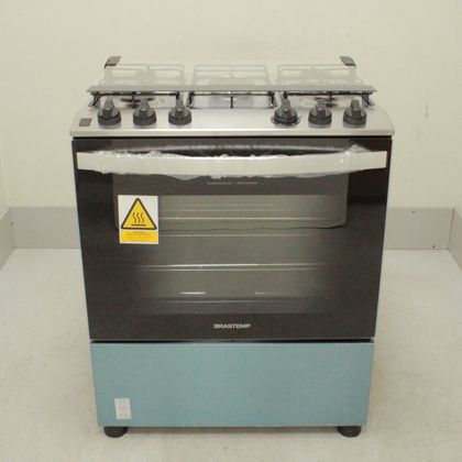 Fogão Brastemp 5 Bocas Cor Inox Com Turbo Chama - BFS5GDRNS1_WEXCELE_CI5413314 110V