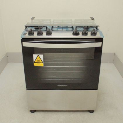 Fogão Brastemp 5 Bocas Cor Inox Com Turbo Chama - BFS5GDRRS3_WBOM_CI5348377 220V