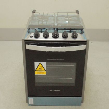 Fogão Brastemp 4 Bocas de embutir Inox com dupla chama e grades individuais   - BYO4EBRUS1_WEXCELE_CI5318252 BIVOLT