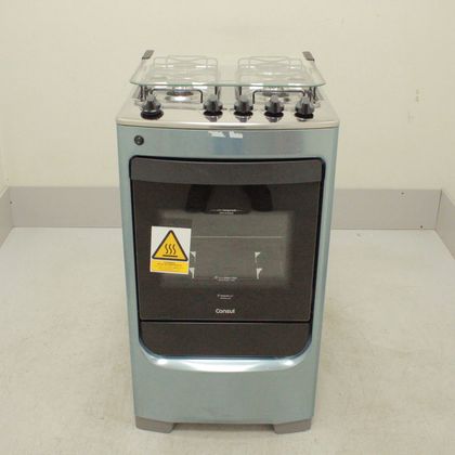Fogão Consul 4 bocas cor Inox com acendimento automático - CFO4NARUS1_WEXCELE_CI5208311 BIVOLT