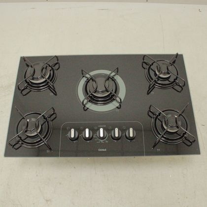 Cooktop 5 bocas Brastemp com grades piatina e acendimento automático - BDD75AEUS2_WOTIMO_CJ5025210 BIVOLT