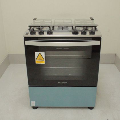 Fogão Brastemp 5 Bocas Cor Inox com Turbo Chama - BFS5GDRNS2_WOTIMO_CL5090801 110V