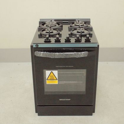 Fogão Brastemp 4 Bocas de Embutir Preto com Mesa de Vidro e Dupla Chama - BYO4XAEUS1_WEXCELE_CL5130183 BIVOLT