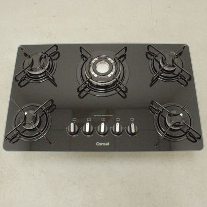 Cooktop 5 bocas Consul com quadrichama e acendimento automático - CDD75AEUS1_WEXCELE_CL5129378 BIVOLT
