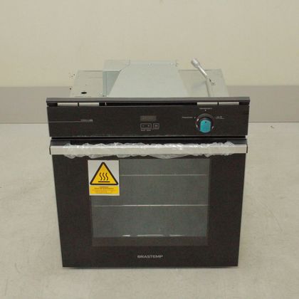 Forno de Embutir a Gás Brastemp 78 Litros Preto com Grill e Timer Touch - BOA84AERS1_WEXCELE_CL5190832 220V