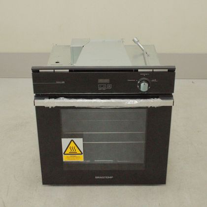 Forno de Embutir a Gás Brastemp 78 Litros Preto com Grill e Timer Touch - BOA84AERS1_WEXCELE_CL5189369 220V