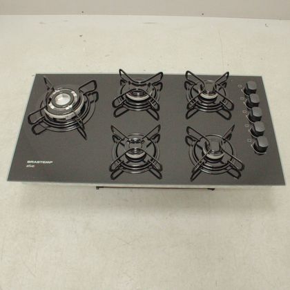 Cooktop 5 bocas Brastemp com quadrichama e acendimento automático - BDD85AEUS2_WOTIMO_CL5464194 BIVOLT